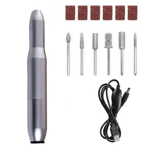 USB Electric Nail File Nail Sander Professional Nails Manicure Machine - VirtuousWares:Global