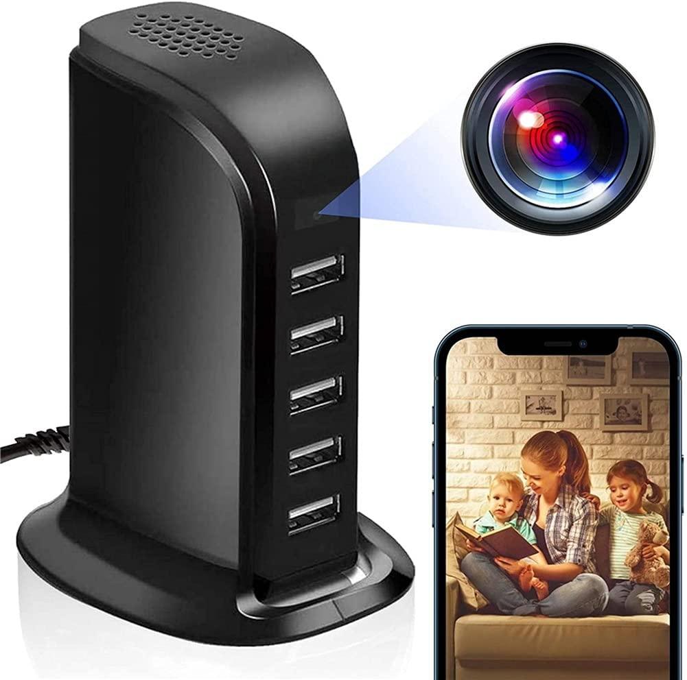 USB Plug Wifi Mini Camera Smart Charger 1080P Home Security Camera - VirtuousWares:Global