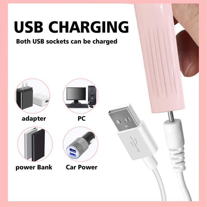 USB Professional Electric Pen-Shape Nail Grinder Machine 5 IN 1 LED - VirtuousWares:Global
