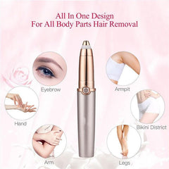 USB Rechargeable 3D Arch Blade Lady Shaver Circular Arc Cutter LED - VirtuousWares:Global