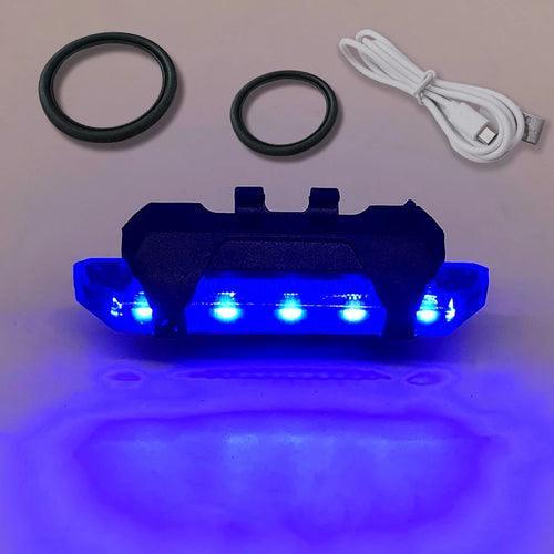 USB Rechargeable Waterproof Mountain Bike Lamp Warning Cycling - VirtuousWares:Global