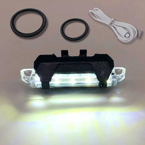 USB Rechargeable Waterproof Mountain Bike Lamp Warning Cycling - VirtuousWares:Global
