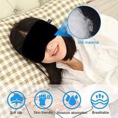 USB Steam Sleeping Eye Mask Shading Mask For Sleep Soft Adjustable - VirtuousWares:Global