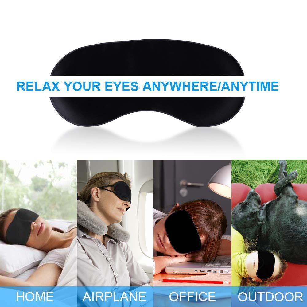 USB Steam Sleeping Eye Mask Shading Mask For Sleep Soft Adjustable - VirtuousWares:Global