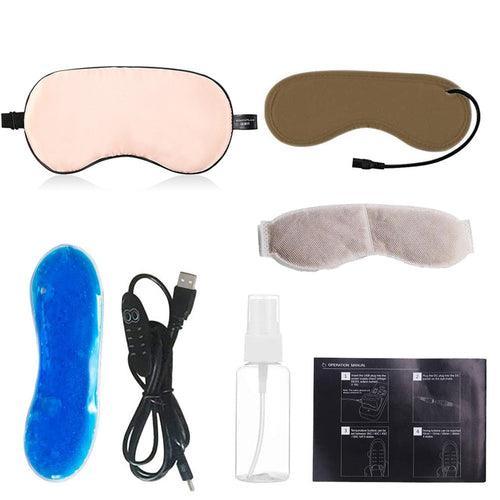 USB Steam Sleeping Eye Mask Shading Mask For Sleep Soft Adjustable - VirtuousWares:Global