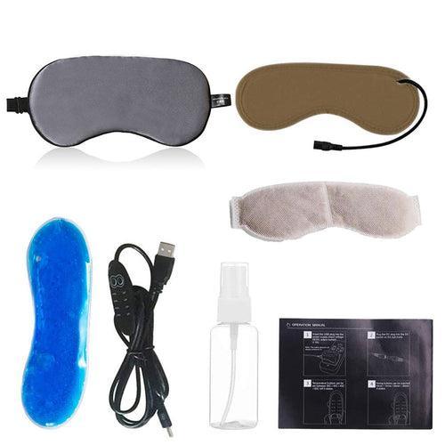 USB Steam Sleeping Eye Mask Shading Mask For Sleep Soft Adjustable - VirtuousWares:Global