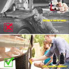 Vacuum Tyre Repair Set Nail Kit for Wheels Car Motorcycle Scooter - VirtuousWares:Global