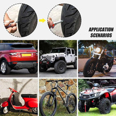 Vacuum Tyre Repair Set Nail Kit for Wheels Car Motorcycle Scooter - VirtuousWares:Global