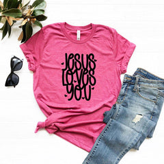 VAL0081 Jesus Loves You Shirt - VirtuousWares:Global