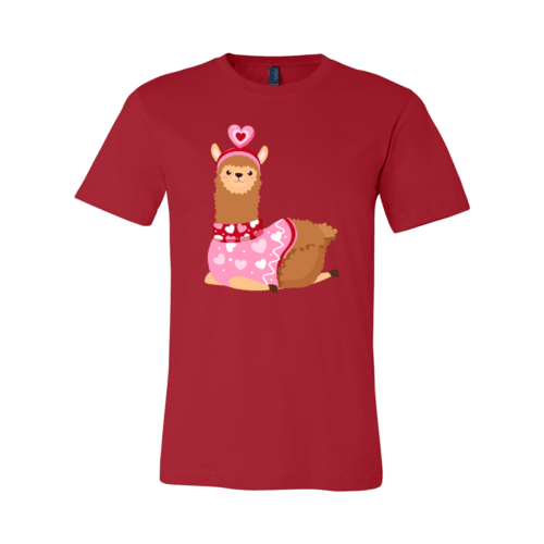 VAL0130 Valentine Llamas Shirt - VirtuousWares:Global