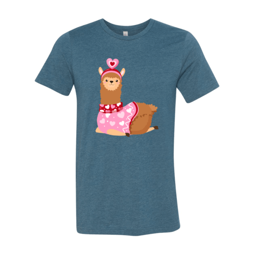 VAL0130 Valentine Llamas Shirt - VirtuousWares:Global