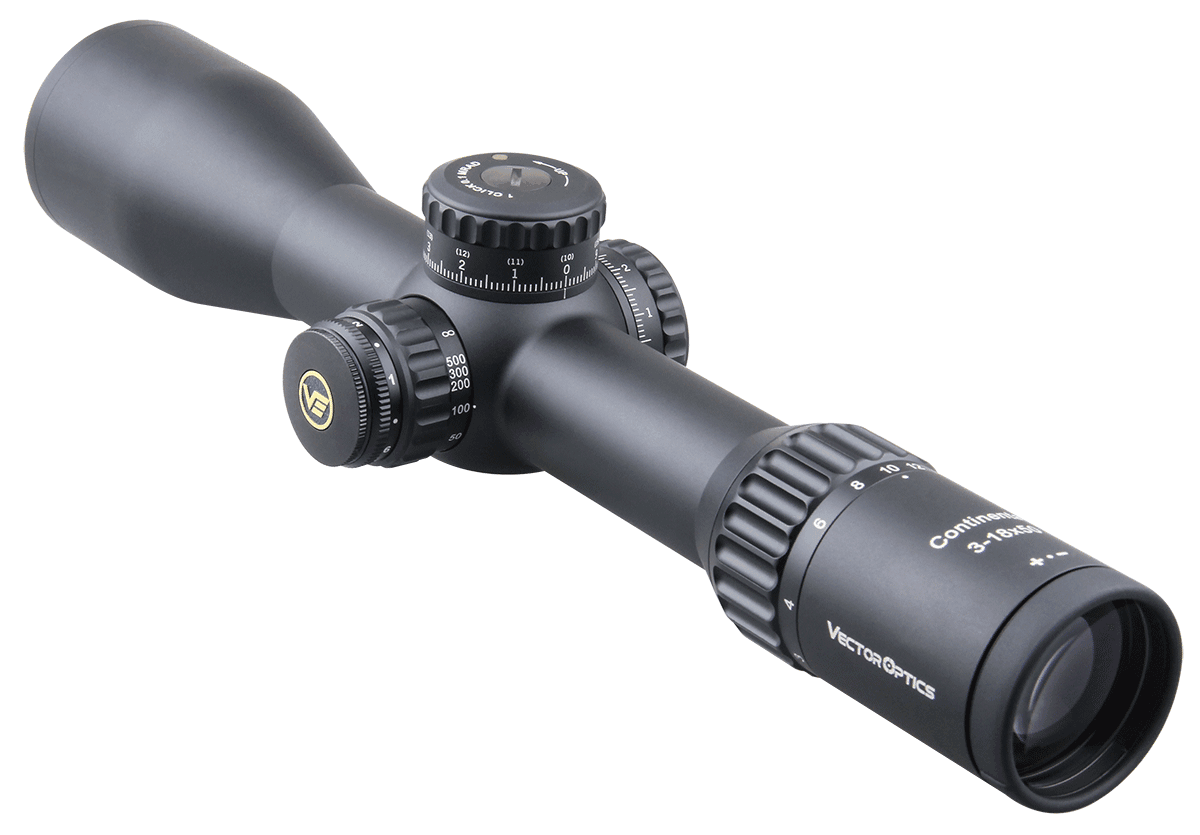 Vector Optics Continental 3-18x50 HD FFP Hunting Riflescope 1/10 MIL - VirtuousWares:Global