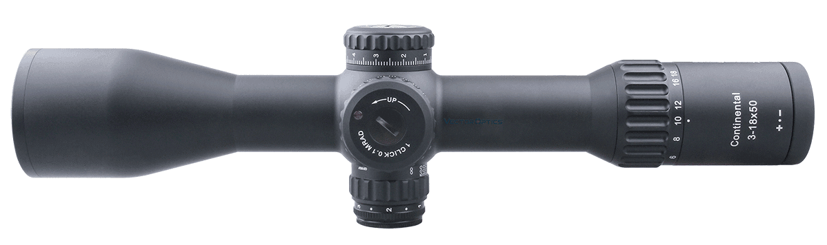 Vector Optics Continental 3-18x50 HD FFP Hunting Riflescope 1/10 MIL - VirtuousWares:Global