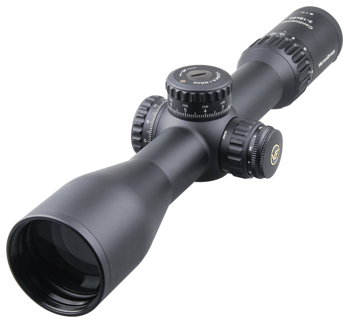 Vector Optics Continental 3-18x50 HD FFP Hunting Riflescope 1/10 MIL - VirtuousWares:Global
