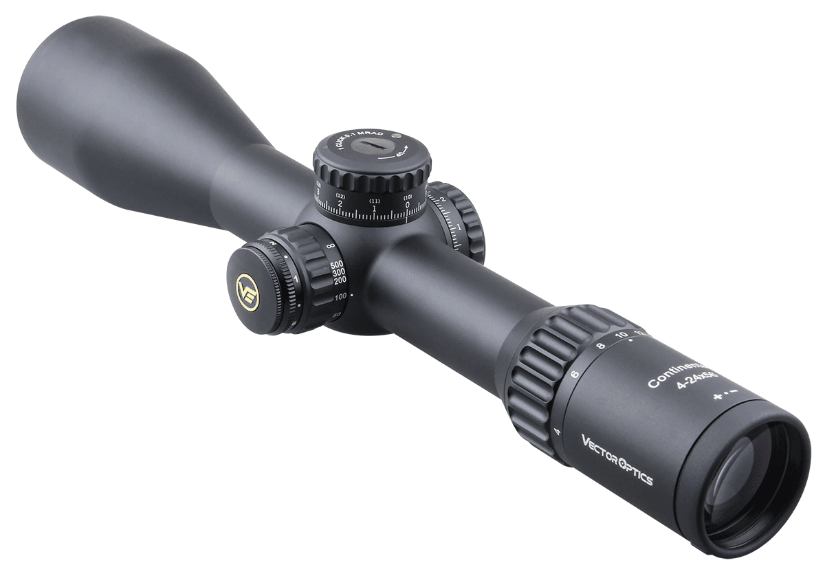 Vector Optics Continental 4-24x56 HD 34mm FFP Hunting Riflescope - VirtuousWares:Global