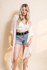 Velvet Mesh Tapestry Kimono - VirtuousWares:Global