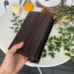 Verona - Genuine Leather Magnetic Large Wallet with Phone Compartment - VirtuousWares:Global