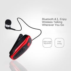 Vibrating Alert Wear Clip Wireless Bluetooth Earphone for Driving - VirtuousWares:Global