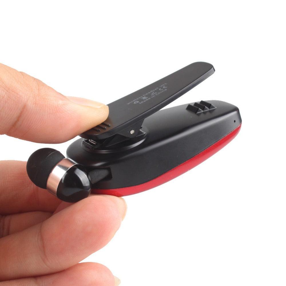 Vibrating Alert Wear Clip Wireless Bluetooth Earphone for Driving - VirtuousWares:Global