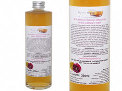 Vinegar Rinse, White Hair, Natural/Handmade, Glass Bottle, 250ml - VirtuousWares:Global