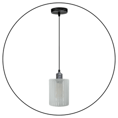 Vintage Industrial Metal Ceiling Pendant Pattern Shade Hanging Modern - VirtuousWares:Global
