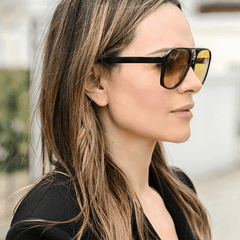 Vintage Retro Oversized Women Fashion Sunglasses - VirtuousWares:Global