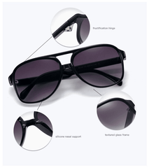 Vintage Retro Oversized Women Fashion Sunglasses - VirtuousWares:Global