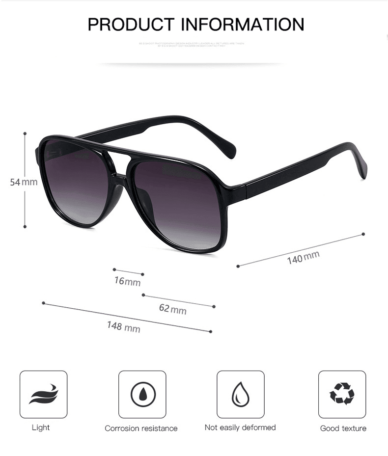 Vintage Retro Oversized Women Fashion Sunglasses - VirtuousWares:Global