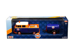 Volkswagen Service Pickup Truck with Plastic Oil Tank \Gulf Oil\" 1/24 - VirtuousWares:Global