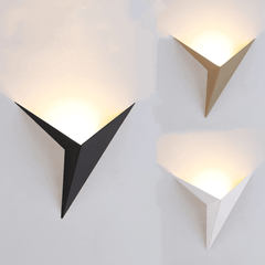 Wall Lamp Modern Minimalist Triangle Shape Led Wall Lamp Door Light - VirtuousWares:Global