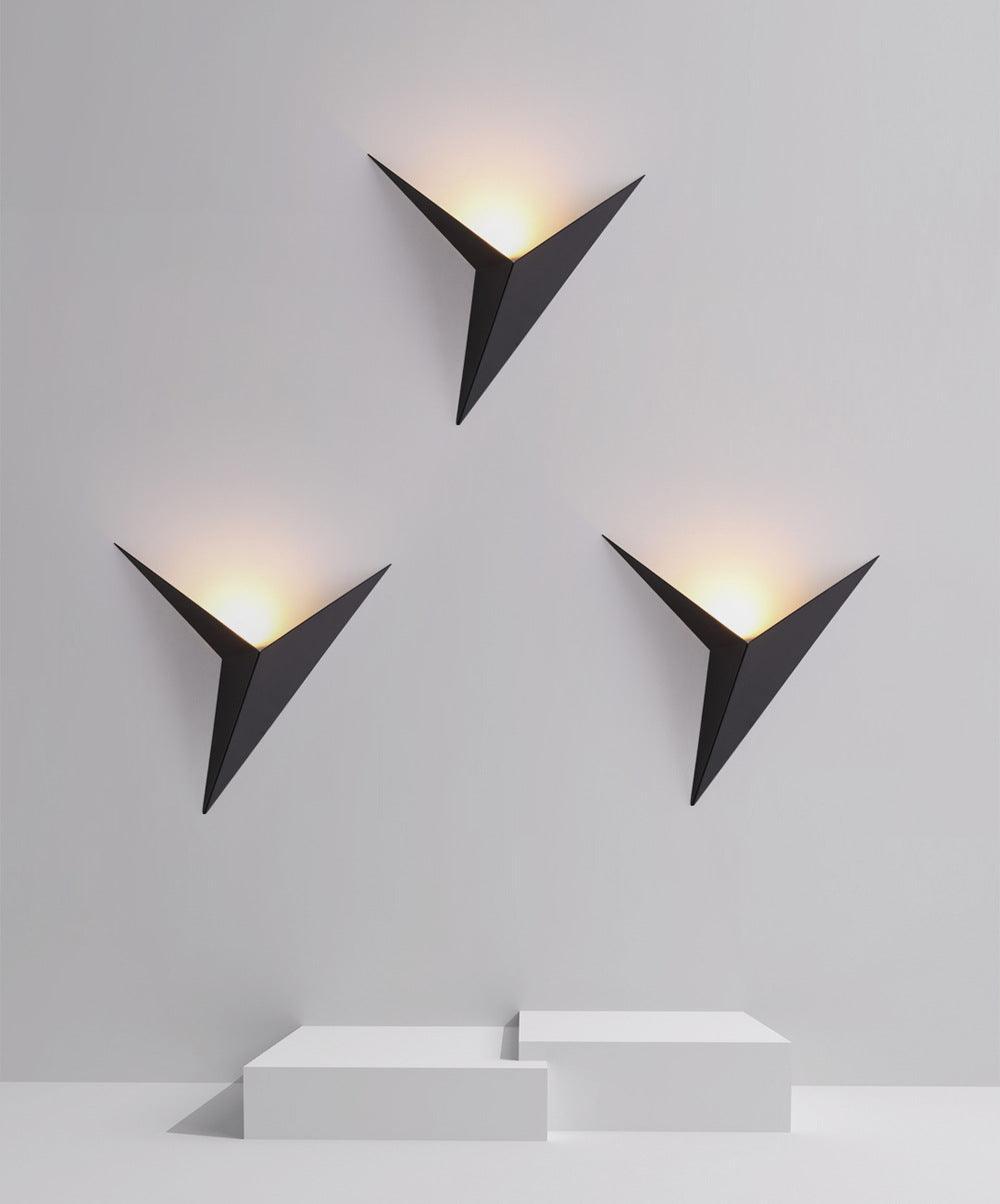 Wall Lamp Modern Minimalist Triangle Shape Led Wall Lamp Door Light - VirtuousWares:Global