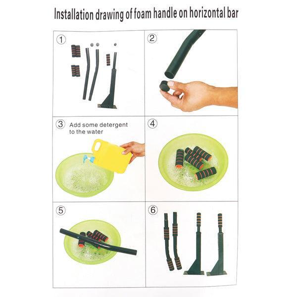Wall-mounted Multifunctional Horizontal Bar - VirtuousWares:Global