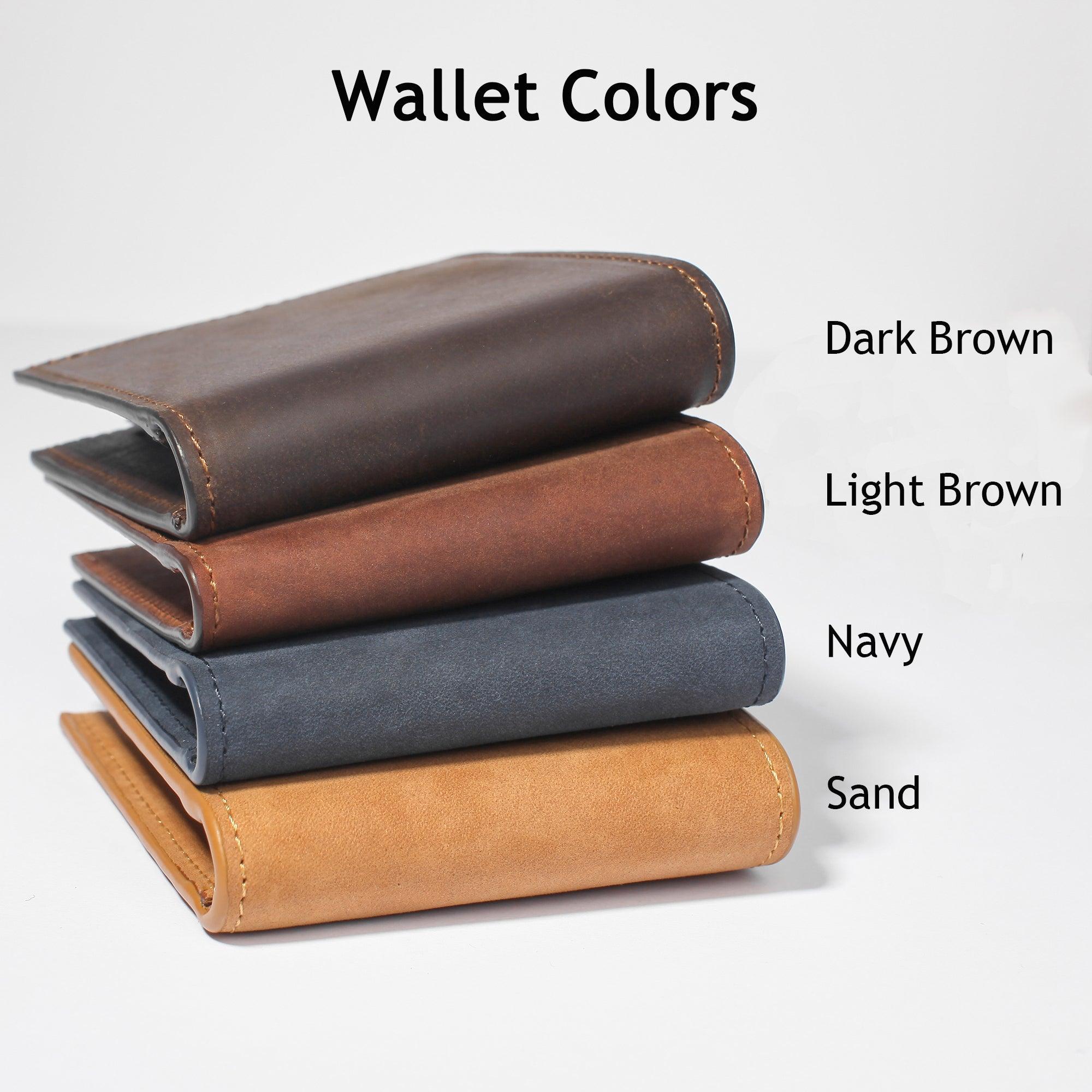 Wallet Gifts For Dad, Mens Leather Wallet, Dad Gift From Daughter - VirtuousWares:Global