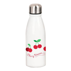 Water bottle Safta Cherry Red White Metal (500 ml) - VirtuousWares:Global