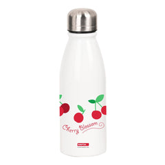 Water bottle Safta Cherry Red White Metal (500 ml) - VirtuousWares:Global