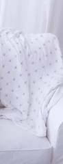 Watercolor Star and White Newcastle Blanket - VirtuousWares:Global