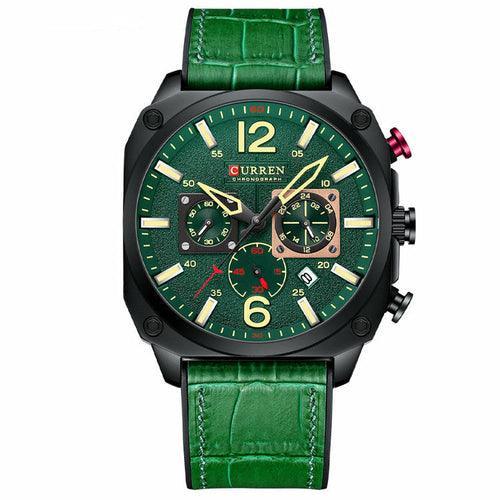 Waterproof Belt Six Hand Calendar Quartz Watch - VirtuousWares:Global