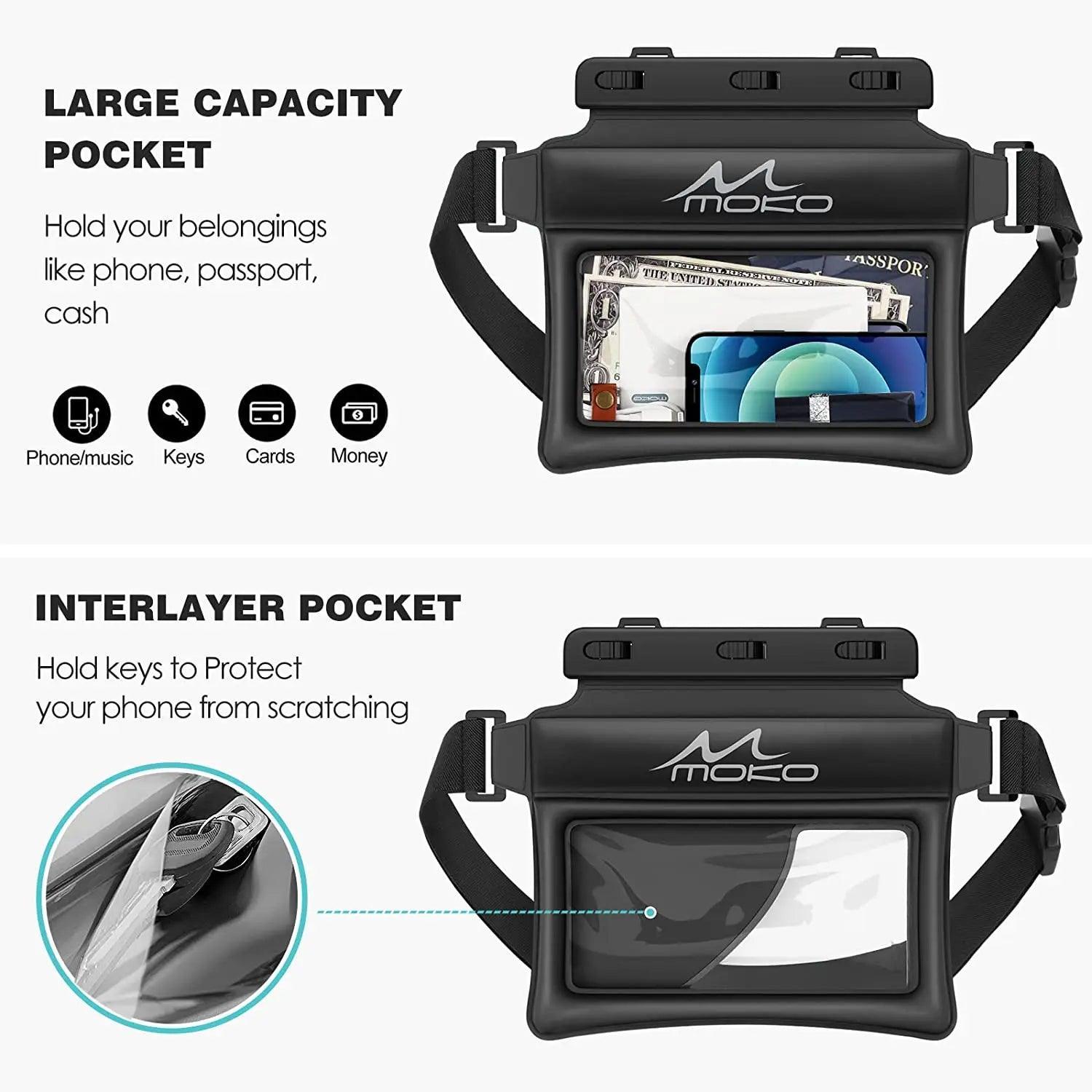 Waterproof Fanny Pack Phone Pouch - Sexikinis Swim - VirtuousWares:Global