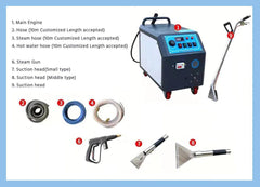 WCG Bule Color Sofa Steam Cleaner Vacuum Carpet Cleaning Machine - VirtuousWares:Global
