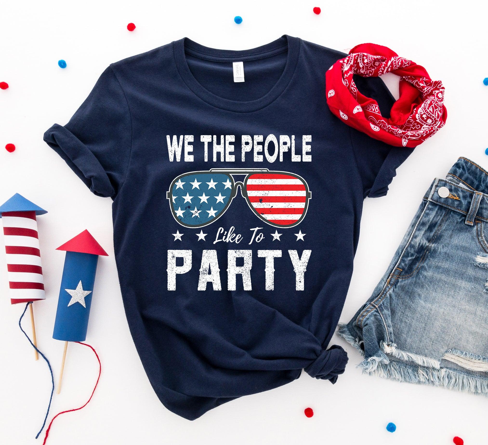 We the people like to party T-shirt - VirtuousWares:Global