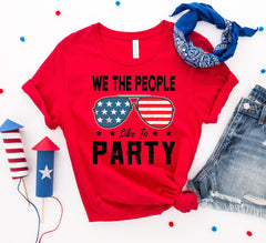 We the people like to party T-shirt - VirtuousWares:Global