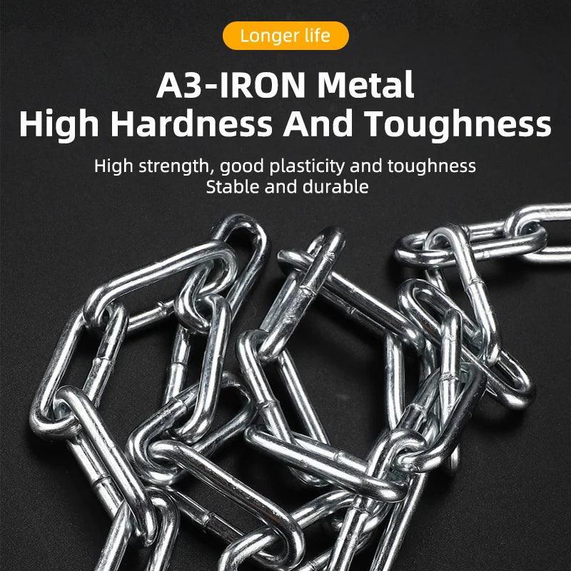 WEST BIKING 65-150cm Multi-length Bike Chain Lock 5 Digit Code Combination Anti-Theft Bicycle Lock Motorcycle Ebike Accessories - VirtuousWares:Global