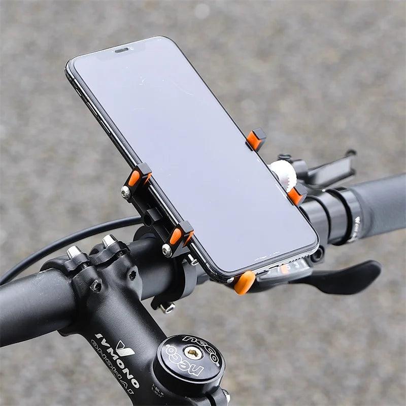 WEST BIKING Phone Holder Motorcycle Electric Scooter Cellphone Stand Aluminum Alloy CNC Smart Phone Bracket Bicycle Accessories - VirtuousWares:Global