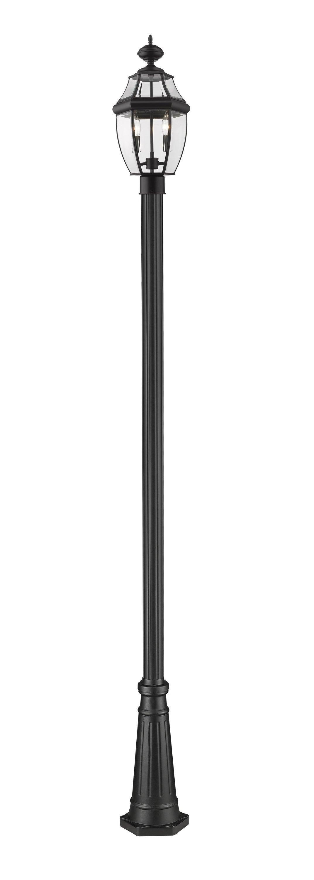 Westover 580PHM-519P-BK 2-Light Outdoor Post - VirtuousWares:Global