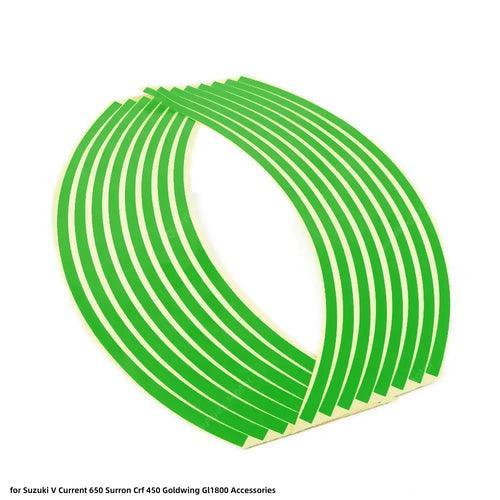 Wheel Sticker Reflective Rim Stripe Tape Motorcycle Stickers for - VirtuousWares:Global