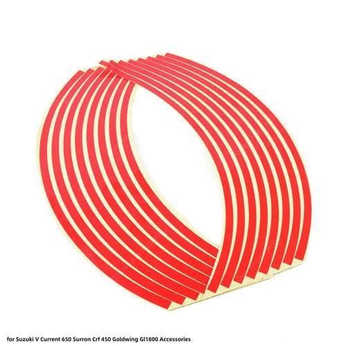 Wheel Sticker Reflective Rim Stripe Tape Motorcycle Stickers for - VirtuousWares:Global