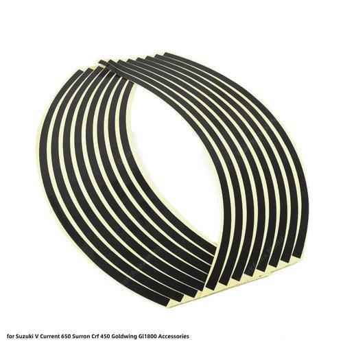 Wheel Sticker Reflective Rim Stripe Tape Motorcycle Stickers for - VirtuousWares:Global