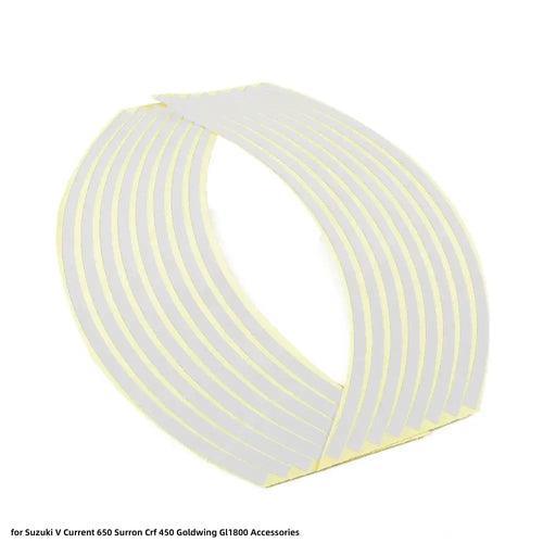 Wheel Sticker Reflective Rim Stripe Tape Motorcycle Stickers for - VirtuousWares:Global
