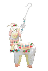 Whimsical Christmas Alpaca Ornament - VirtuousWares:Global