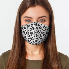 White Cheetah Face Cover - VirtuousWares:Global